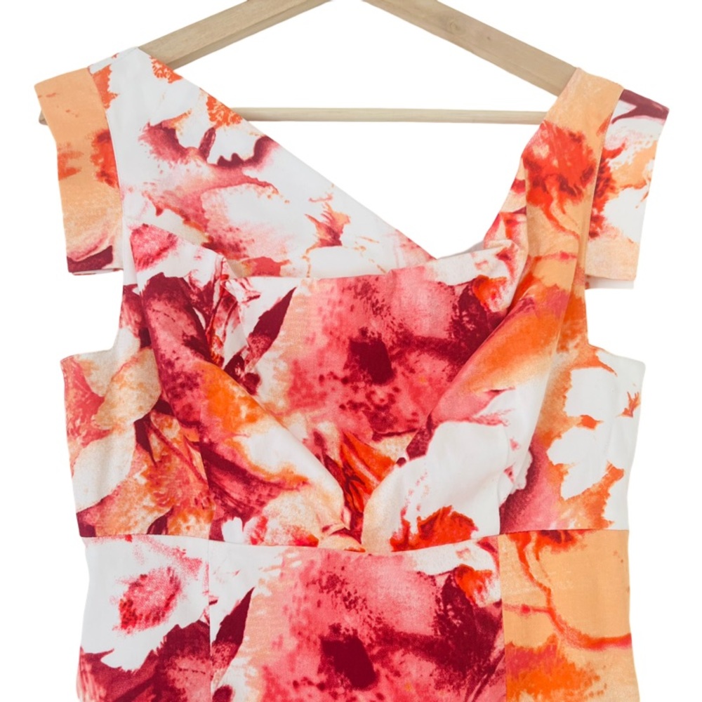🛑SOLD BLACK HALO Floral Jackie O Mido Dress Size 8 - Picture 4 of 9